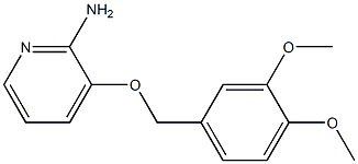 3-[(3,4-dimethoxyphenyl)methoxy]pyridin-2-amine Struktur