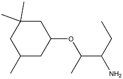 3-[(3-aminopentan-2-yl)oxy]-1,1,5-trimethylcyclohexane Struktur