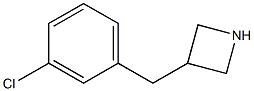 3-[(3-chlorophenyl)methyl]azetidine Struktur