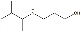 3-[(3-methylpentan-2-yl)amino]propan-1-ol Struktur