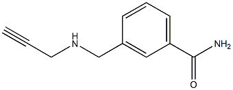 3-[(prop-2-yn-1-ylamino)methyl]benzamide Struktur