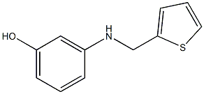 3-[(thiophen-2-ylmethyl)amino]phenol Struktur