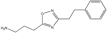 3-[3-(2-phenylethyl)-1,2,4-oxadiazol-5-yl]propan-1-amine Struktur