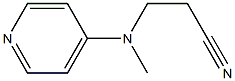 3-[methyl(pyridin-4-yl)amino]propanenitrile Struktur