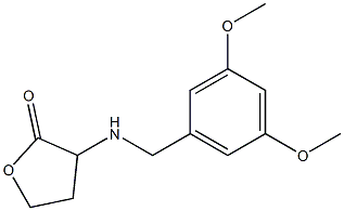 3-{[(3,5-dimethoxyphenyl)methyl]amino}oxolan-2-one Struktur