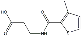 3-{[(3-methylthien-2-yl)carbonyl]amino}propanoic acid Struktur