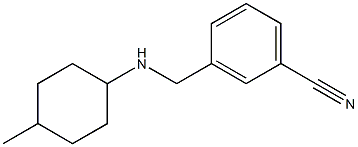 3-{[(4-methylcyclohexyl)amino]methyl}benzonitrile Struktur