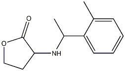 3-{[1-(2-methylphenyl)ethyl]amino}oxolan-2-one Struktur