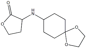 3-{1,4-dioxaspiro[4.5]decan-8-ylamino}oxolan-2-one Struktur