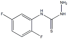 3-amino-1-(2,5-difluorophenyl)thiourea Struktur