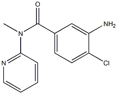 3-amino-4-chloro-N-methyl-N-(pyridin-2-yl)benzamide Struktur