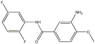 3-amino-N-(2,5-difluorophenyl)-4-methoxybenzamide Struktur