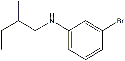 3-bromo-N-(2-methylbutyl)aniline Struktur