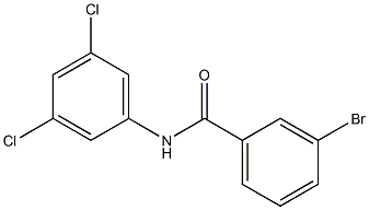 3-bromo-N-(3,5-dichlorophenyl)benzamide Struktur