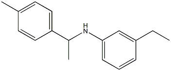 3-ethyl-N-[1-(4-methylphenyl)ethyl]aniline Struktur