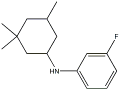 3-fluoro-N-(3,3,5-trimethylcyclohexyl)aniline Struktur