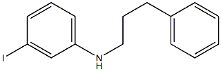 3-iodo-N-(3-phenylpropyl)aniline Struktur