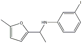 3-iodo-N-[1-(5-methylfuran-2-yl)ethyl]aniline Struktur