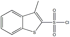 3-methyl-1-benzothiophene-2-sulfonyl chloride Struktur