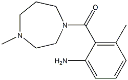 3-methyl-2-[(4-methyl-1,4-diazepan-1-yl)carbonyl]aniline Struktur