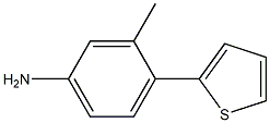 3-methyl-4-thien-2-ylaniline Struktur