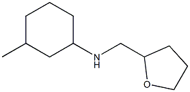 3-methyl-N-(oxolan-2-ylmethyl)cyclohexan-1-amine Struktur