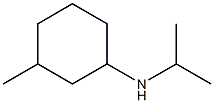 3-methyl-N-(propan-2-yl)cyclohexan-1-amine Struktur