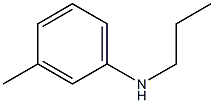 3-methyl-N-propylaniline Struktur