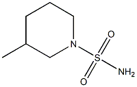 3-methylpiperidine-1-sulfonamide Struktur