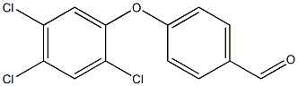 4-(2,4,5-trichlorophenoxy)benzaldehyde Struktur