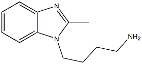 4-(2-methyl-1H-1,3-benzodiazol-1-yl)butan-1-amine Struktur