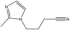 4-(2-methyl-1H-imidazol-1-yl)butanenitrile Struktur