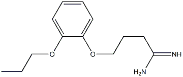 4-(2-propoxyphenoxy)butanimidamide Struktur