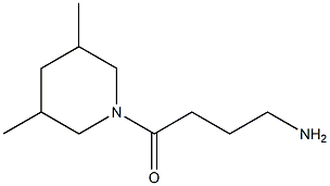 4-(3,5-dimethylpiperidin-1-yl)-4-oxobutan-1-amine Struktur