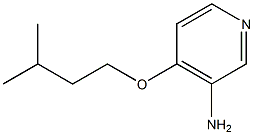 4-(3-methylbutoxy)pyridin-3-amine Struktur