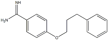 4-(3-phenylpropoxy)benzenecarboximidamide Struktur