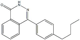 4-(4-butylphenyl)-1,2-dihydrophthalazin-1-one Struktur