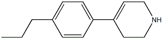 4-(4-propylphenyl)-1,2,3,6-tetrahydropyridine Struktur