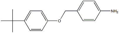 4-(4-tert-butylphenoxymethyl)aniline Struktur