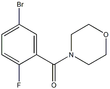 4-(5-bromo-2-fluorobenzoyl)morpholine Struktur