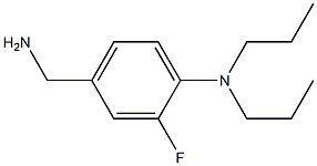 4-(aminomethyl)-2-fluoro-N,N-dipropylaniline Struktur