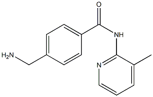 4-(aminomethyl)-N-(3-methylpyridin-2-yl)benzamide Struktur