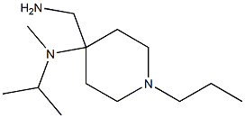 4-(aminomethyl)-N-isopropyl-N-methyl-1-propylpiperidin-4-amine Struktur