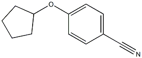 4-(cyclopentyloxy)benzonitrile Struktur