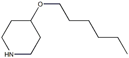 4-(hexyloxy)piperidine Struktur