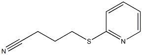 4-(pyridin-2-ylsulfanyl)butanenitrile Struktur