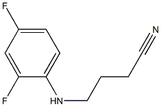 4-[(2,4-difluorophenyl)amino]butanenitrile Struktur