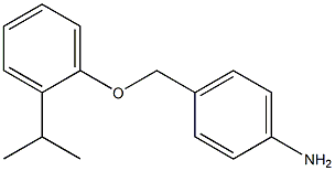 4-[(2-isopropylphenoxy)methyl]aniline Struktur