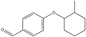 4-[(2-methylcyclohexyl)oxy]benzaldehyde Struktur