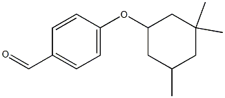 4-[(3,3,5-trimethylcyclohexyl)oxy]benzaldehyde Struktur